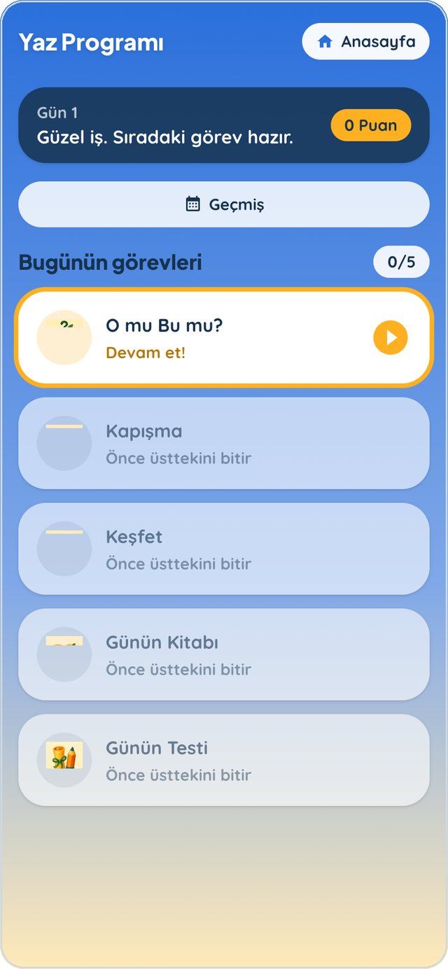 Günün görevleri